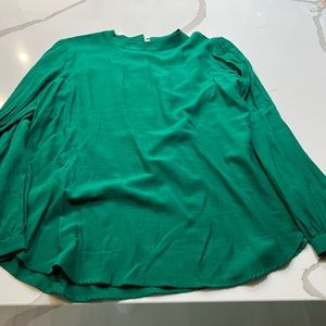 Loft Green Large Blouse